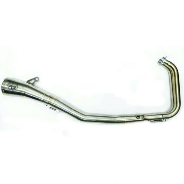 Knalpot R9 GP Stainless Ninja 250fi 2018 dan Ninja 250fi lama