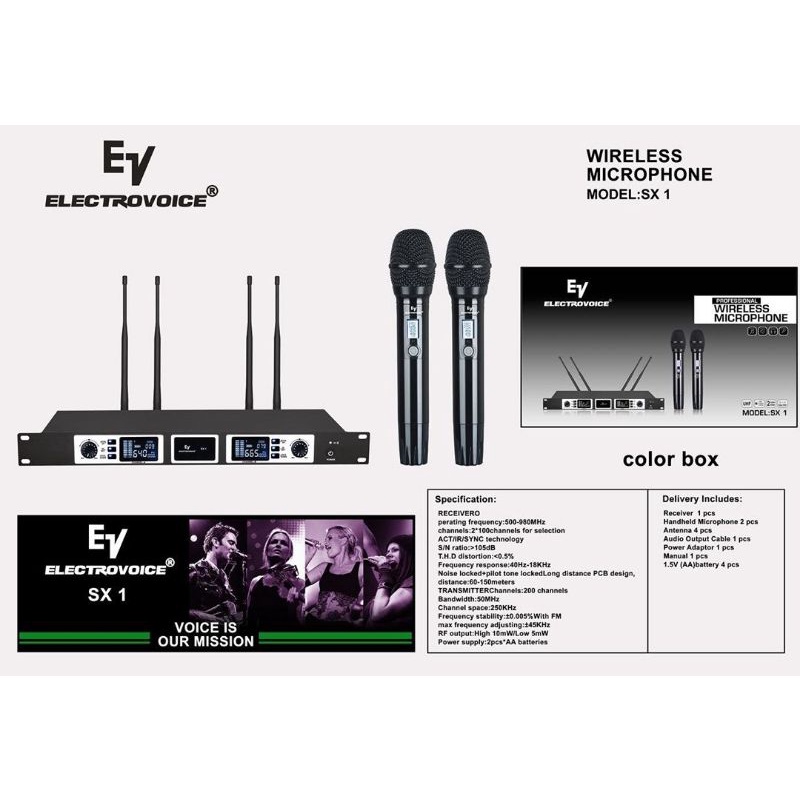 microphone wireless ev