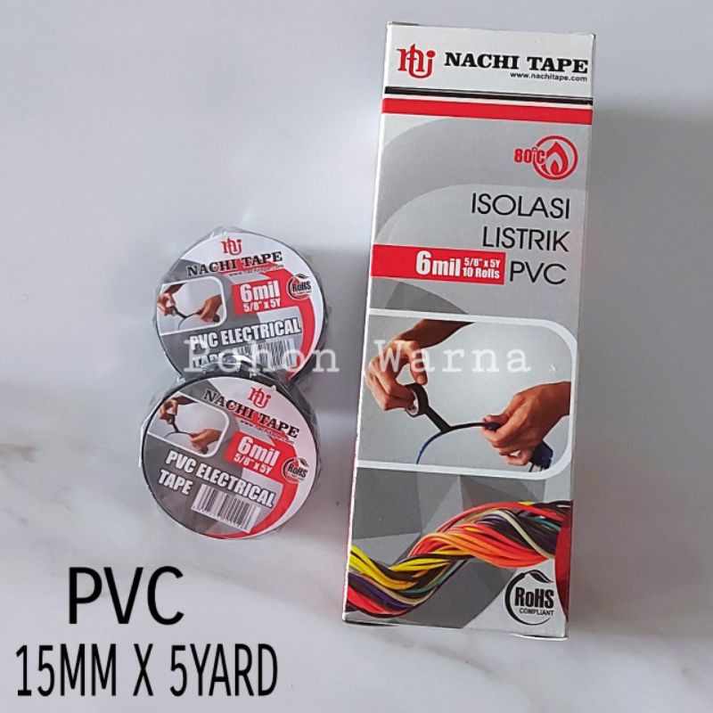 

Isolasi Listrik NACHI 15mm / pvc nachi / isolasi kabel