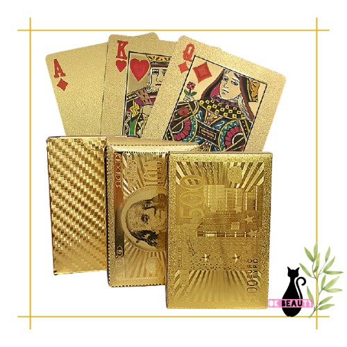 KARTU REMI POKER MAINAN MOTIF DOLLAR PLAYING CARDS