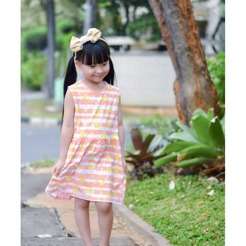 Set Cardi FK size 2-10 tahun Dress Junior/Dress Cardigan anak outer flower kids Junior Flowkid