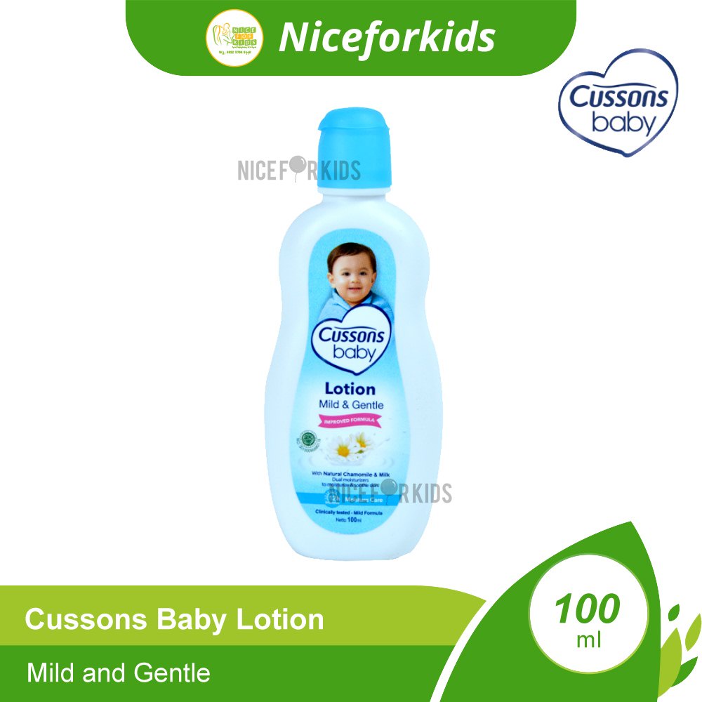 Cussons Baby Lotion Mild &amp; Gentle 100ml / Pelembab Bayi