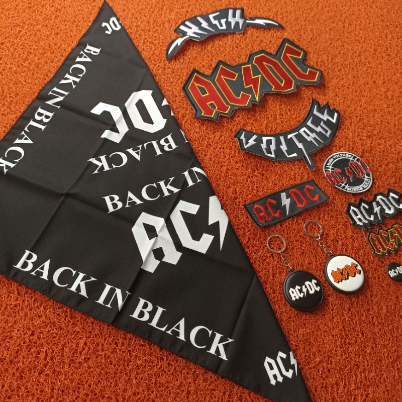 BACKPATCH BORDIR X SLAYER ACDC 1 SET BEST QUALITY