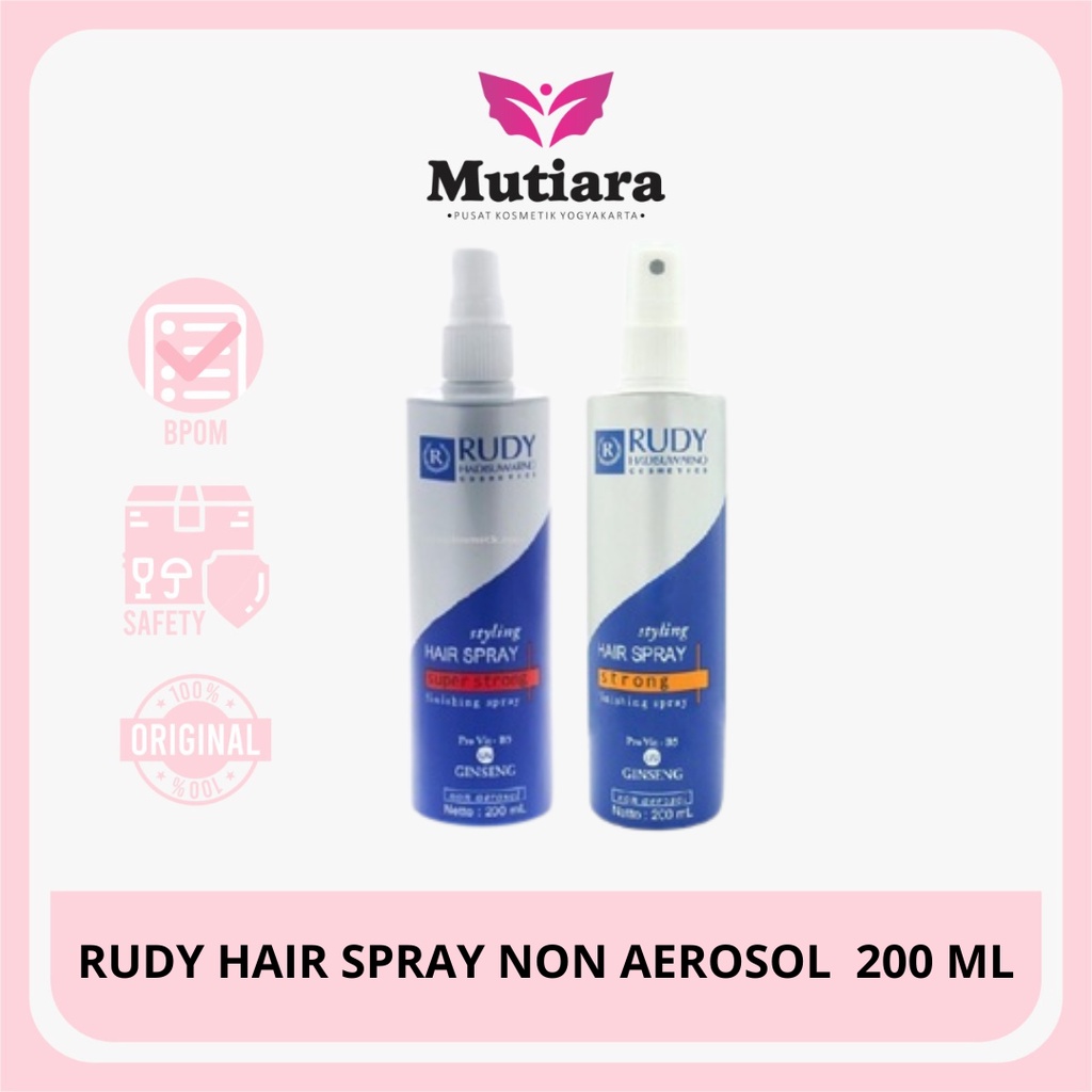 Jual RUDY HAIR SPRAY NON AEROSOL 200 ML | Shopee Indonesia
