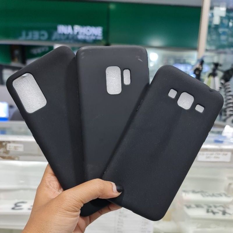 Silicon karet silicon hitam soft case hitam polos black mate casing slim mate samsung all type