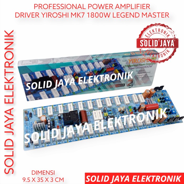 KIT DRIVER PROFESIONAL AMPLIFIER YIROSHI MK7 MK 7 LEGEND MASTER