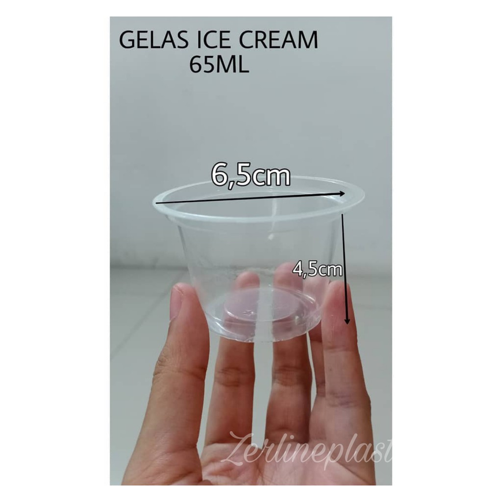 Gelas Ice Cream, Jelly Puding BENING (BINTANG)