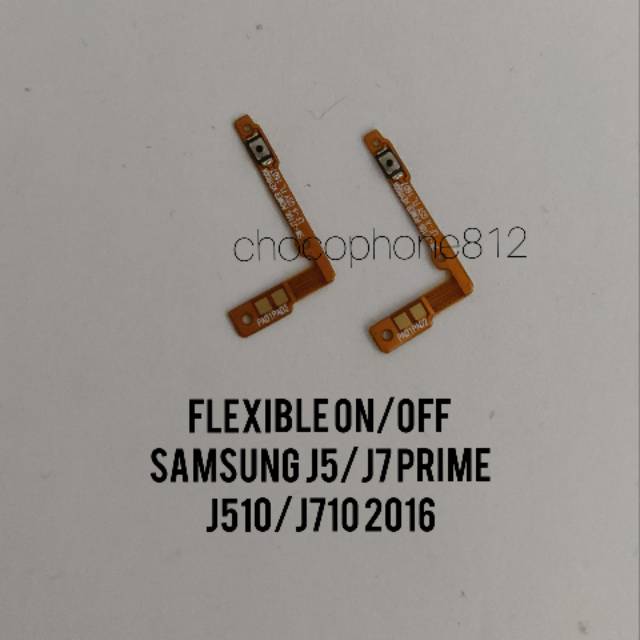 Flexible On Off Samsung J5 J7 2016 J510 J710 Flexibel Switch Tombol Power