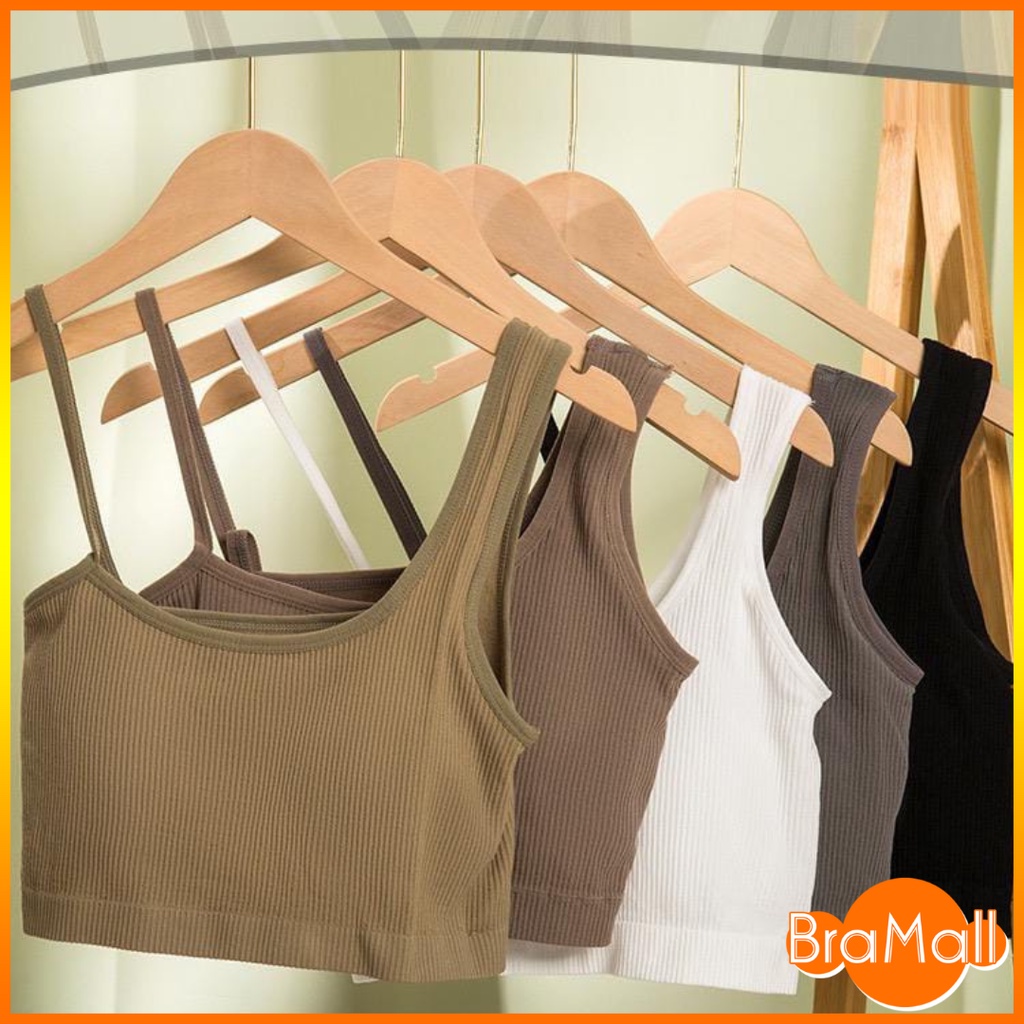 【 Bra Mall 】BM-222 bh tanktop crop top tali samping pakaian dalam wanita cewek korea tank top cup bra