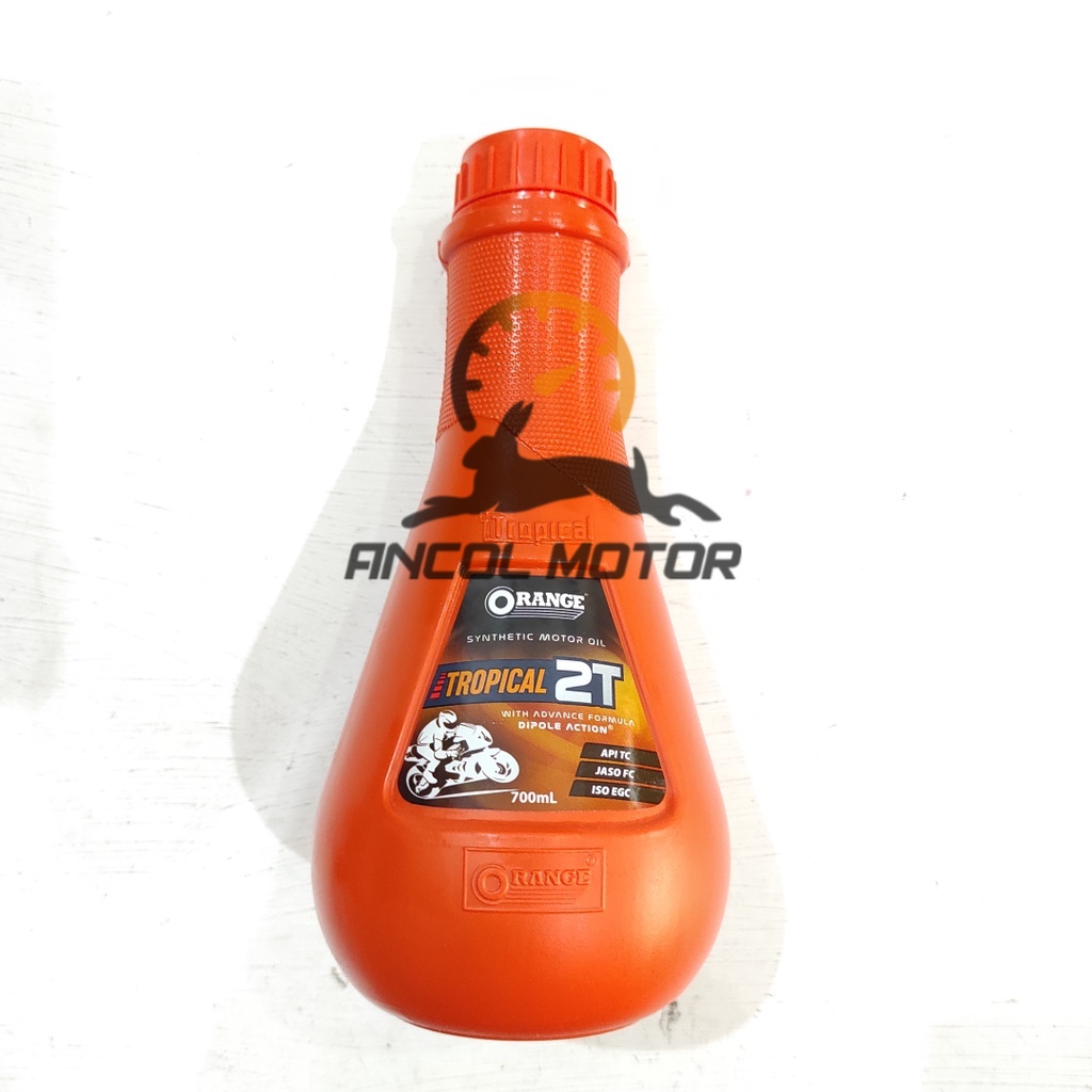 Oli Samping Orange Tropical 2 Tak 700 ml Sintetik Racing Performance Synthetic Oil 2T Universal