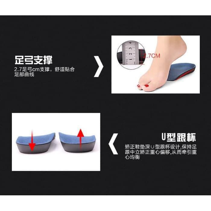 Orthopedic Insole Sepatu Soft Shoe Foam Pelindung Tumit Busa Half Pad