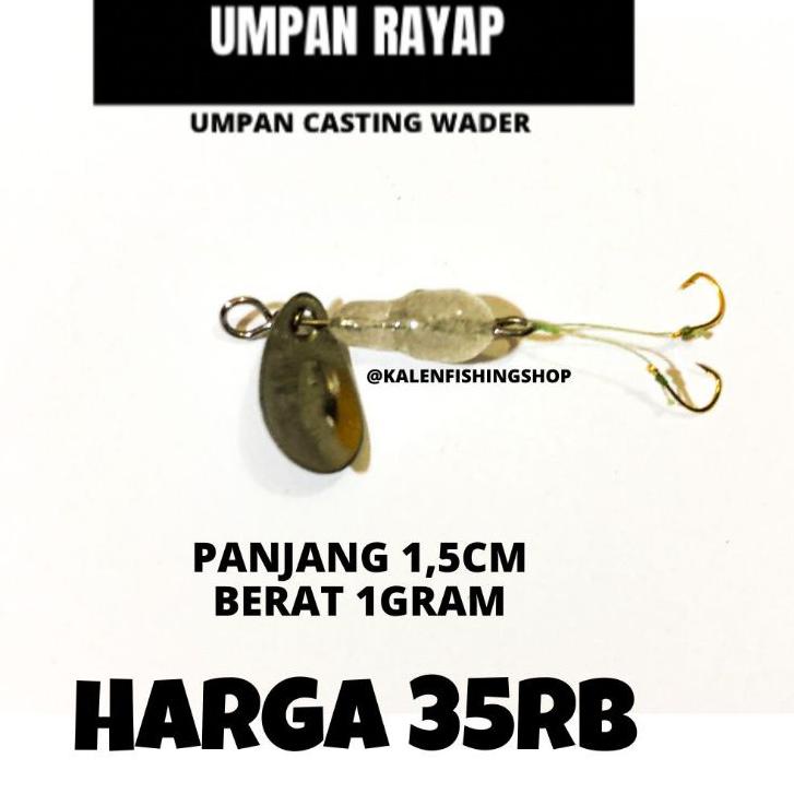 Serbuuuu.. UMPAN RAYAP/ UMPAN CASTING WADER