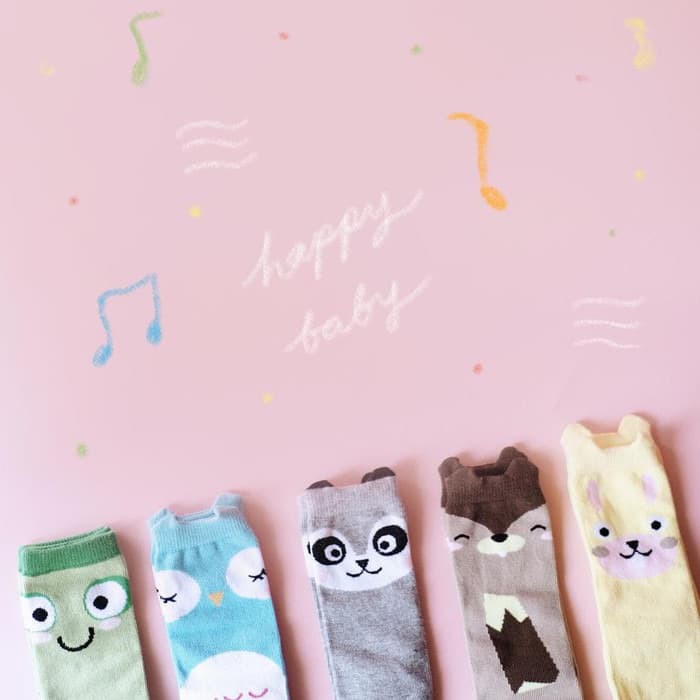 HAPPY BABY WOODLAND 6-12 BULAN-KAOS KAKI