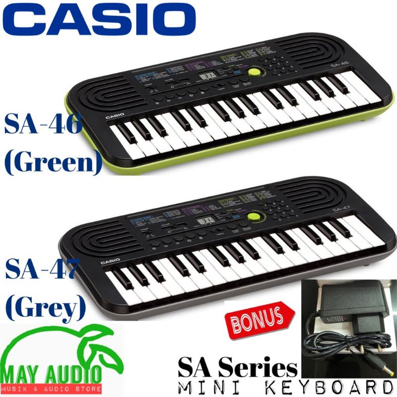 Keyboard Mini Casio SA-46/SA-47 +Adaptor