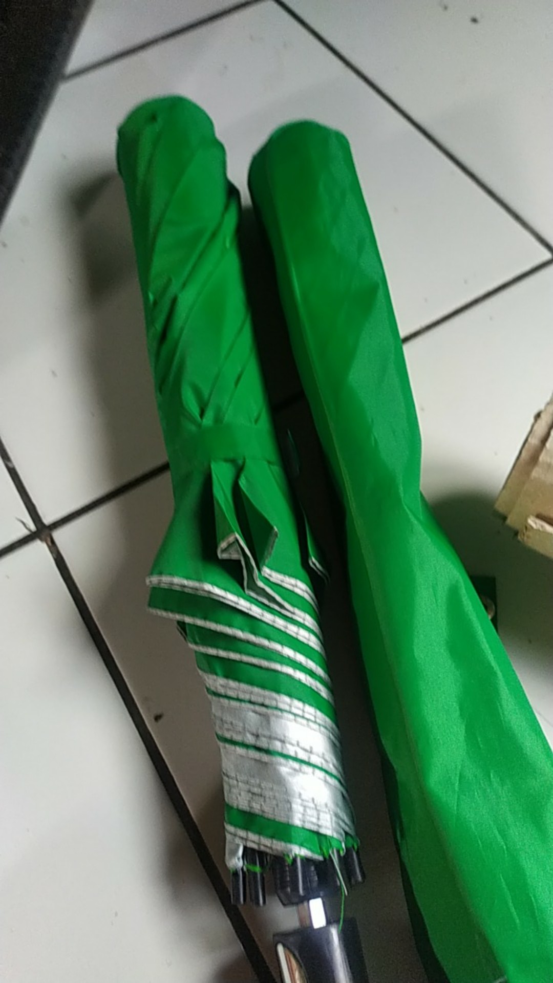 Tabasa Payung Golf Lipat Dua Polos Warna Warni Besar 2 Sablon