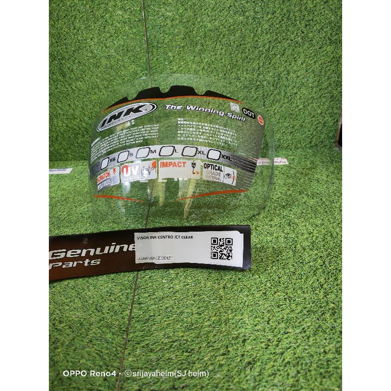 KACA HELM INK/VISOR INK METRO/ENZO/CX22/CX25/T1/CX390/CENTRO JET ORIGINAL