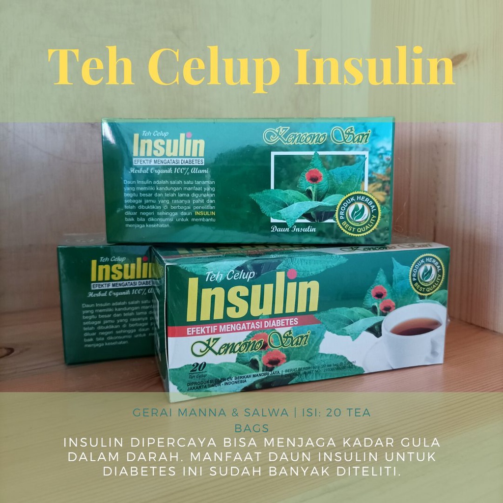 

Teh Celup Insulin Kencono Sari | Obat Diabetes Asli Original