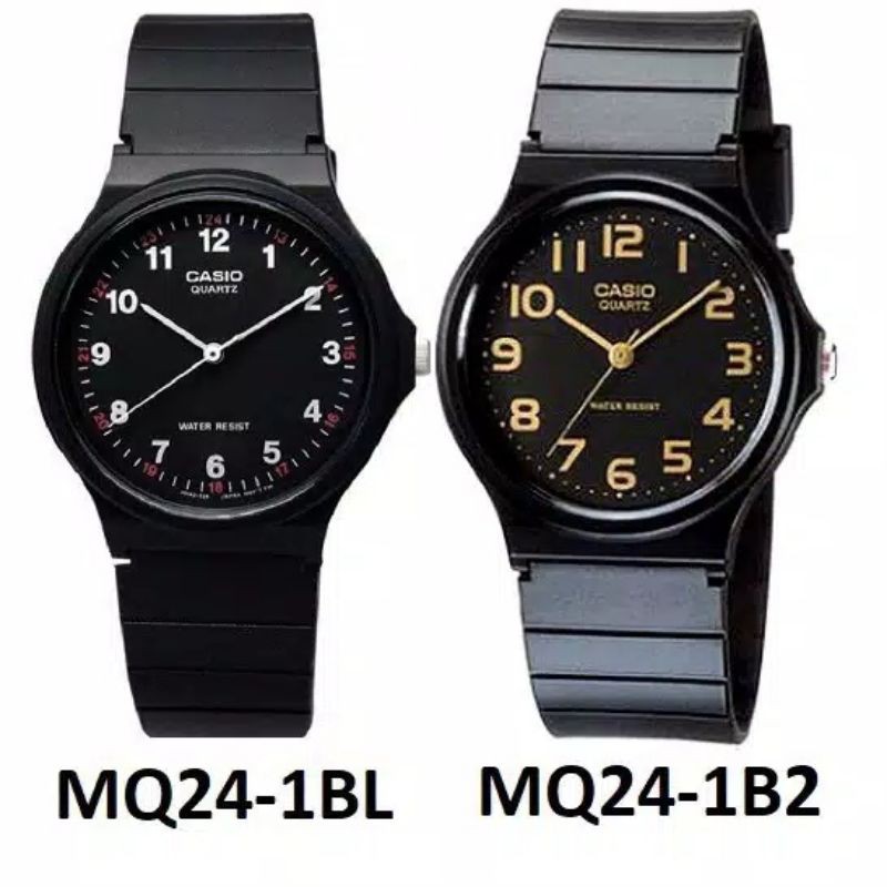 Ready Stok!! Casio Original MQ-24 / MQ24-1B / MQ-24-1E 1B3 7B 7E  - Unisex - Analog - Karet