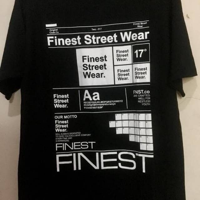 Kaos Finest Street Wear Red Point