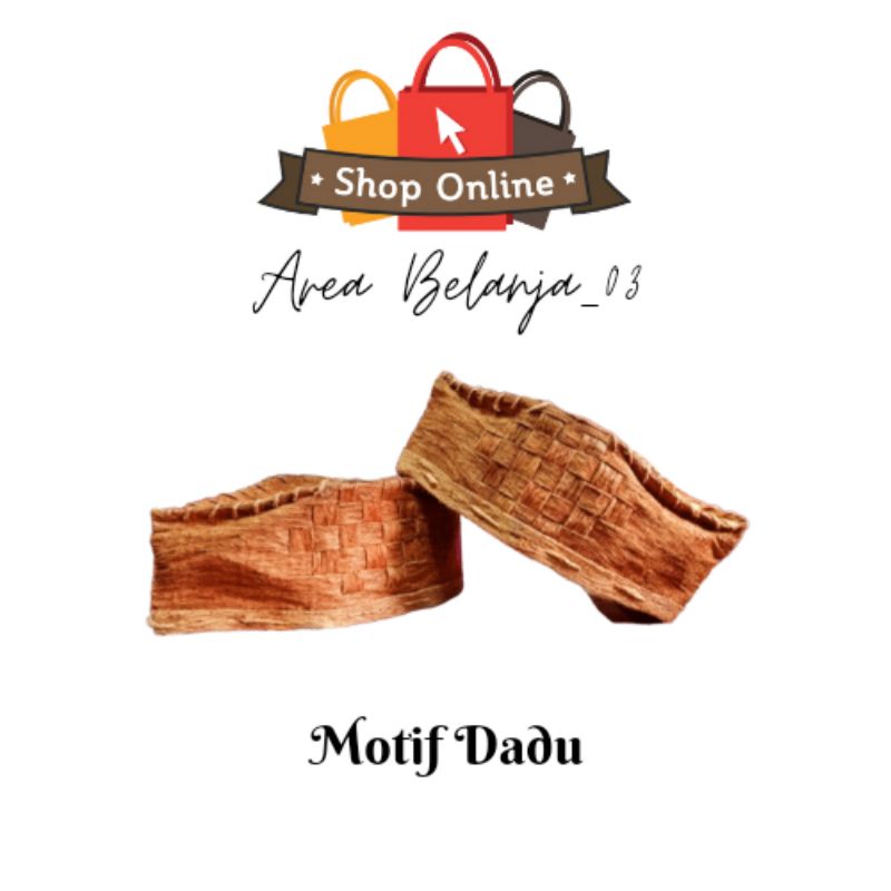 PECI KULIT KAYU HONAI ASLI KERAJINAN TANGAN