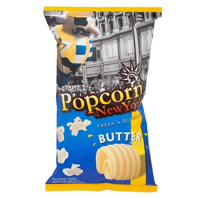 

Terlaris Popcorn New York Butter Flavor/ Snack Camilan/ Cemilan Pop Corn