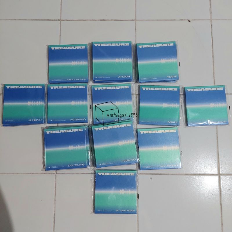 [ READY STOCK SEALED ] TREASURE - 1st MINI ALBUM [THE SECOND STEP : CHAPTER ONE] Digipack version