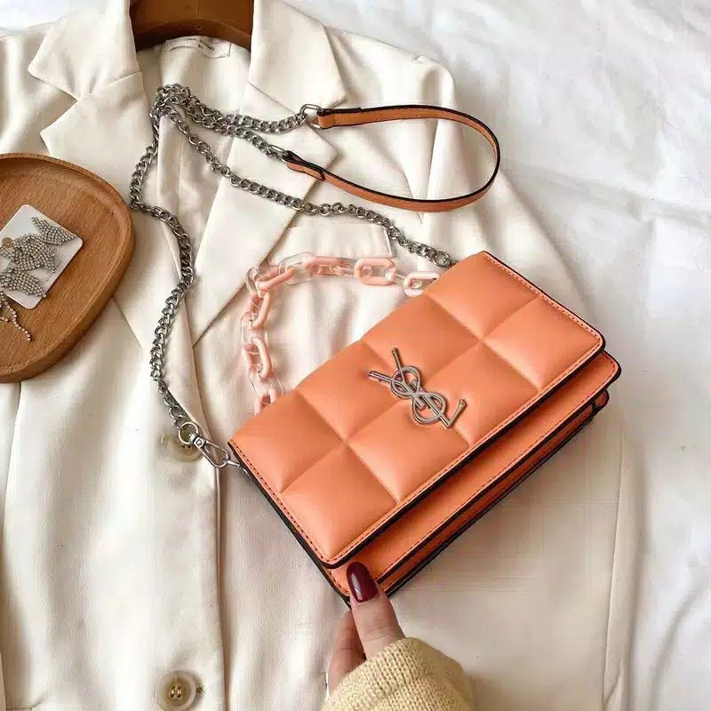 CR 7402 RISCE TAS SELEMPANG TALI RANTAI WARNA WARNI IMPORT WANITA CEWEK PEREMPUAN JAKARTA BATAM