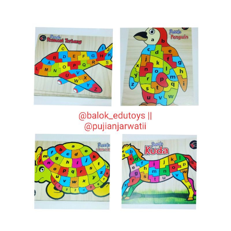 Jual PUZZLE HURUF / PUZZLE ALFABET / PUZZLE GAMBAR | Shopee Indonesia