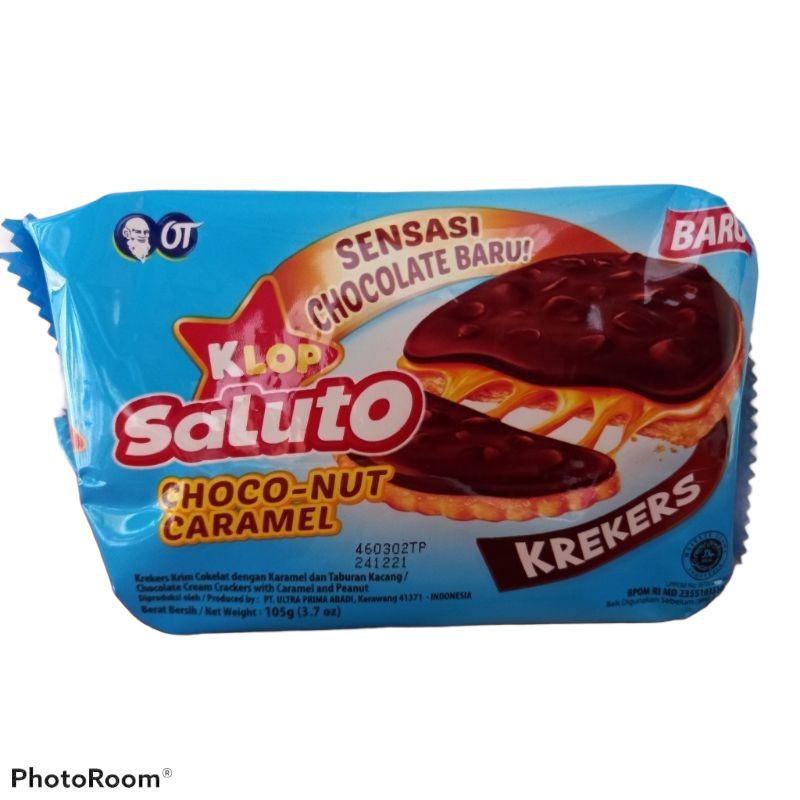 

KLOP SALUTO CHOCO-NUT CARAMEL KREKERS 105G