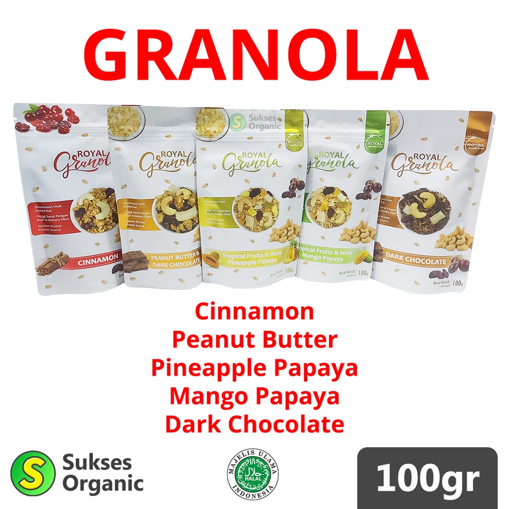 

ROYAL Granola Whole Grain 100gr