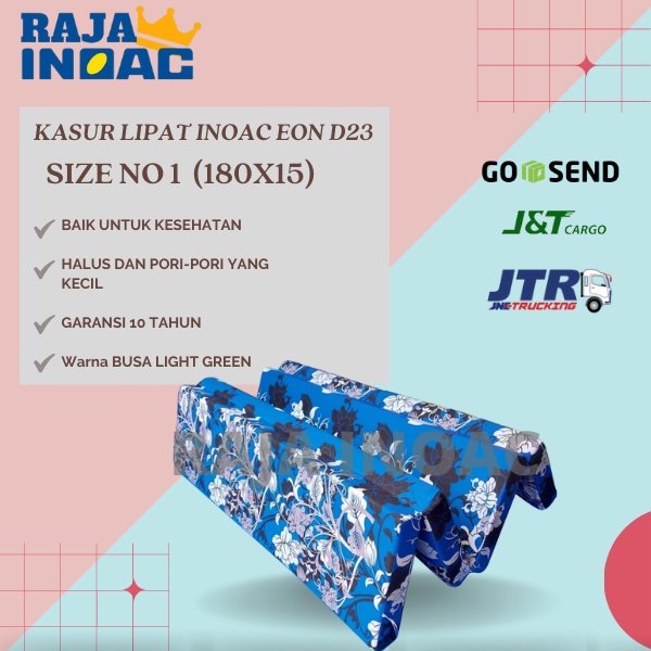 KASUR BUSA LIPAT INOAC EON D23 180X15 ORIGINAL INOAC GARANSI 10 TAHUN - RAJAINOAC