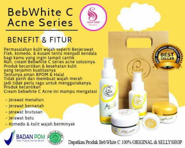 Bebwhitec Series Acne Krim Jerawat Skin Care Halal Bpom Shopee Indonesia