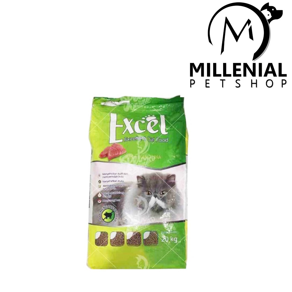 Makanan Kucing EXCEL Ikan Donat 20 kg cat dry food