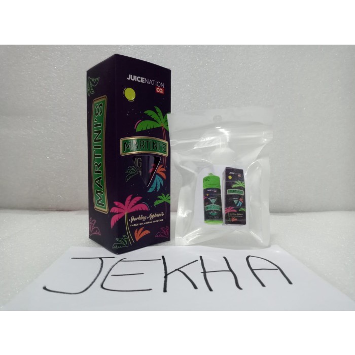 ecer eceran ketengan JUICENATION MARTINI'S APPLETINI'S 3MG liquid vape