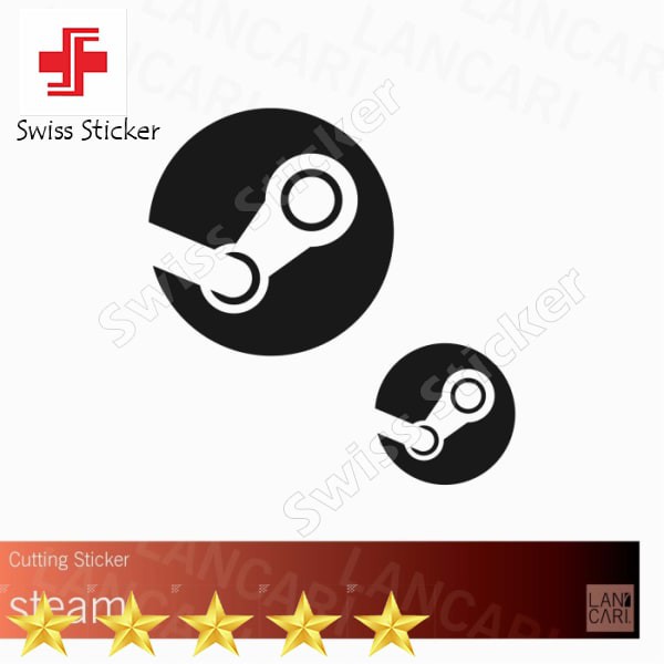 

Terlaris Sticker Cutting Steam Games Logo Vinyl cut Stiker - Putih Elegan