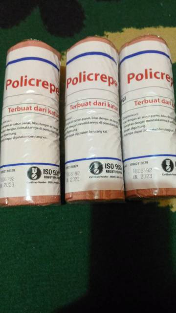 Policrepe 6 inch x 5 yd pembalut patah tulang / terkilir