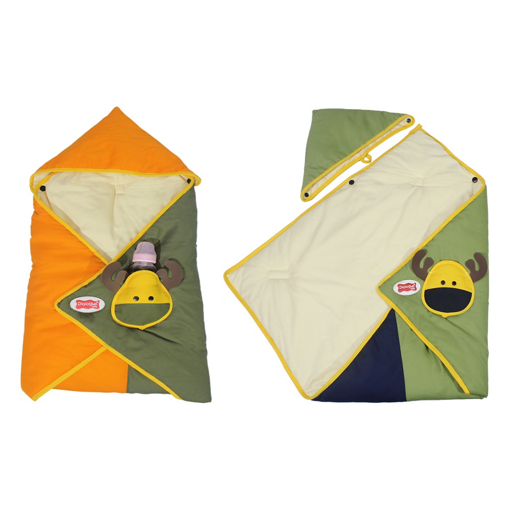 Dialogue Baby Blanket Saku Deer Series Dgb3111 Shopee Indonesia