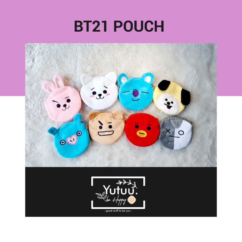 DOMPET KOIN / POUCH BT21 BTS unofficial