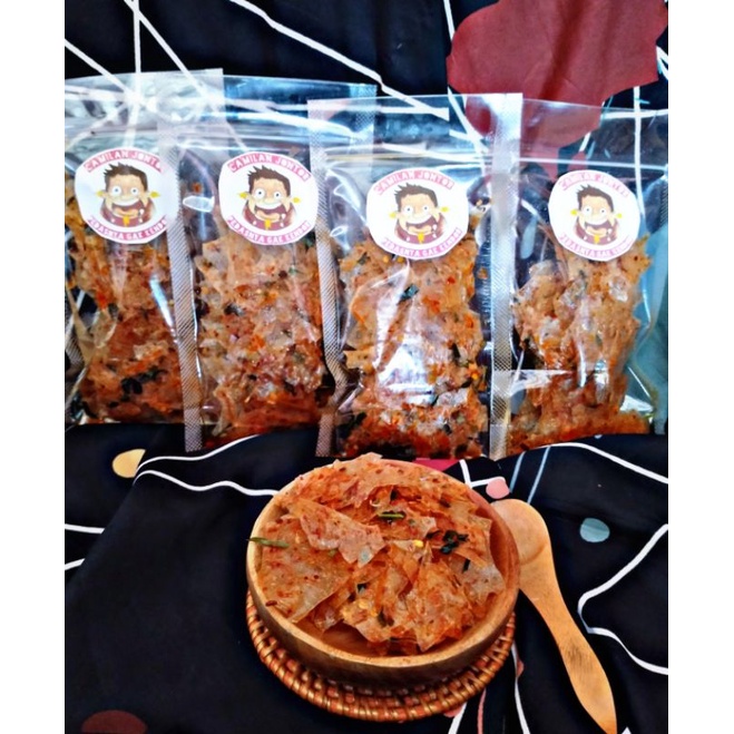 

Kripik Kaca pedas daun jeruk