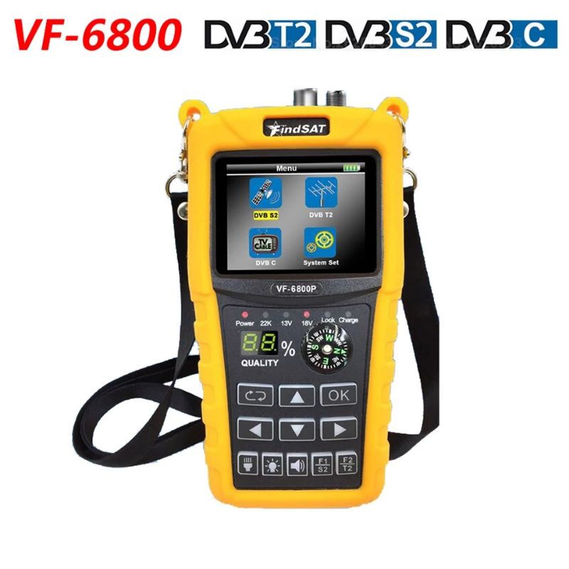 VF 6800 findsat Combo Sat finder DVB-T2 DVB S2 DVB C