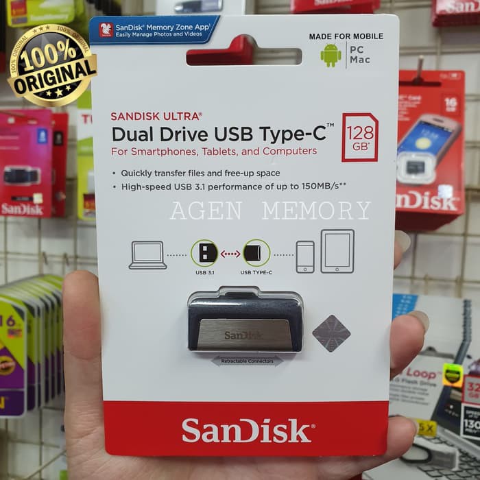 FLASHDISK OTG type C SANDISK 128GB