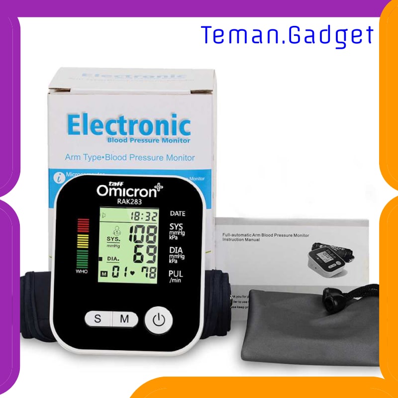 TG-FE328 TAFFOMICRON PENGUKUR TEKANAN DARAH TENSI BLOOD PRESSURE RAK-283