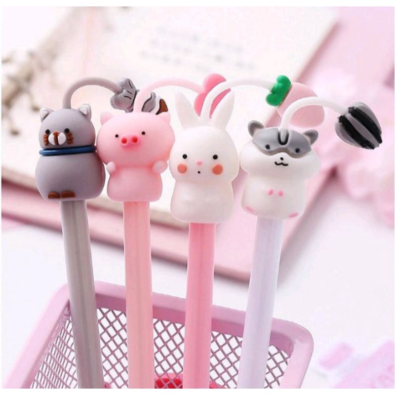 

a that'ssun_1 Pulpen Bunny Doll lucuu warna pastell