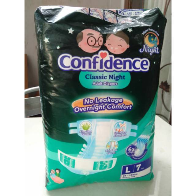 Popok dewasa confidence ukuran L