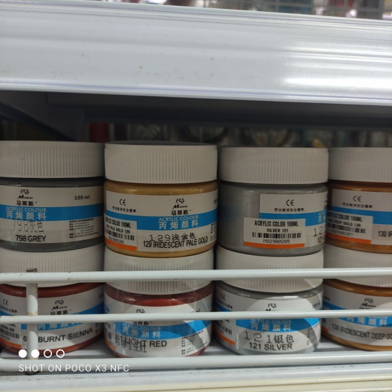 

Madisi Acrylic Paint 100 ml semua warna