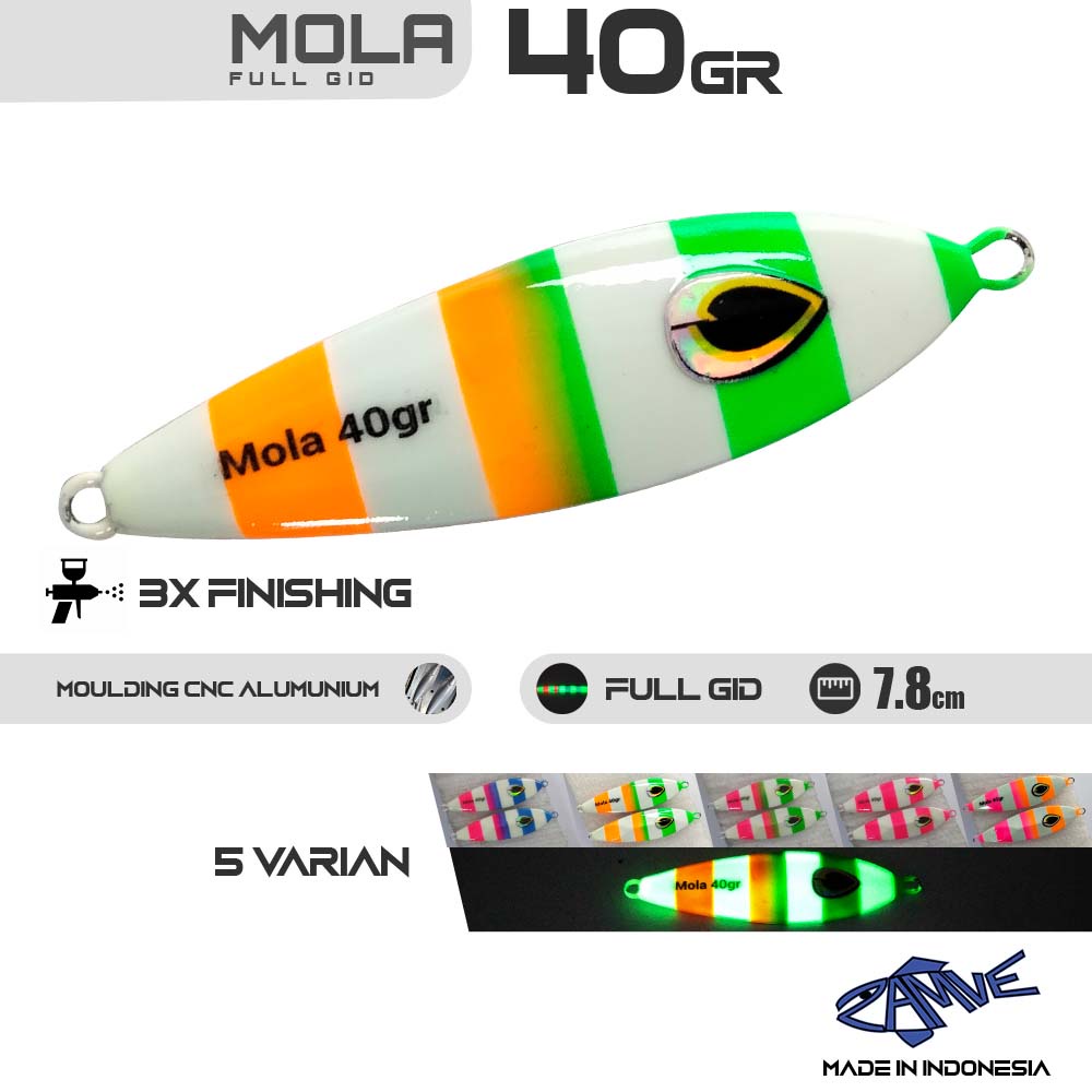 Metal Jig Zamve Mola 40Gr Metal Jig 40Gr Metal Jig 40Gram