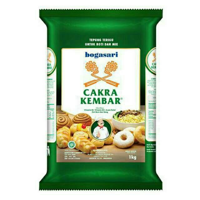 

TEPUNG TERIGU CAKRA KEMBAR 1 KG