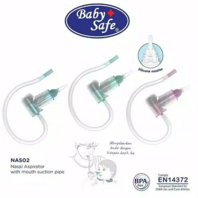 NAS02 Baby Safe Nasal Aspirator with Pipe