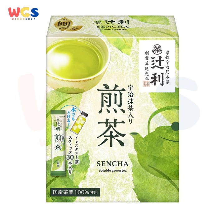 

(BISA COD) Kataoka Bussan Tsujiri Sencha Uji Matcha Instant Tea 30 Sticks