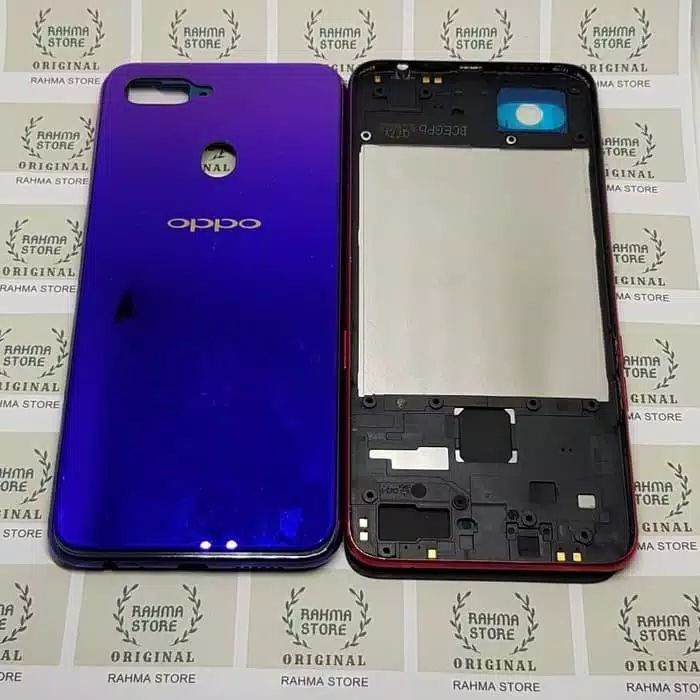 Casing Original 100% Oppo F9 Kesing Fullset Backdoor Backcover